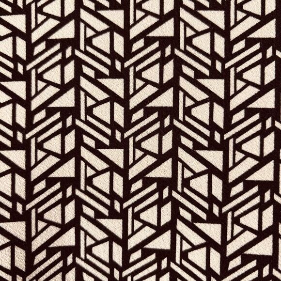 Vince Camuto 1X geometric stretch high neck fine knit 3/4 sleeve top - Picture 3 of 5